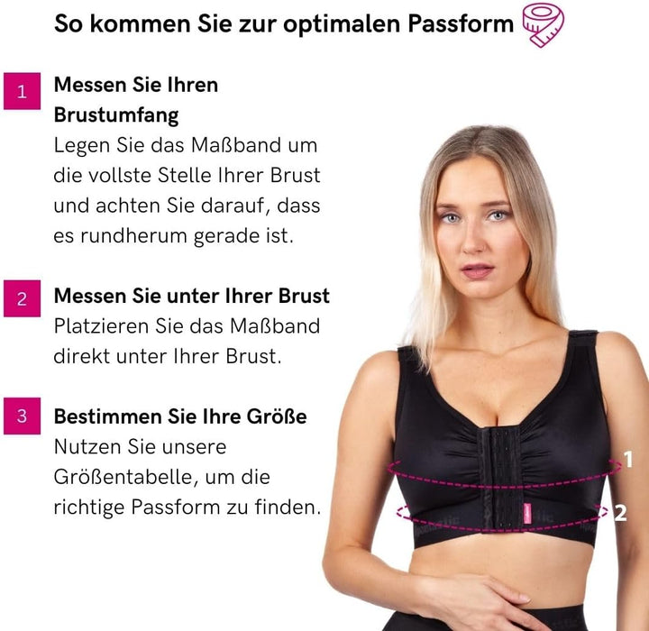 LIPOELASTIC Postoperativer Kompressions-BH PI extra Weiss XXL