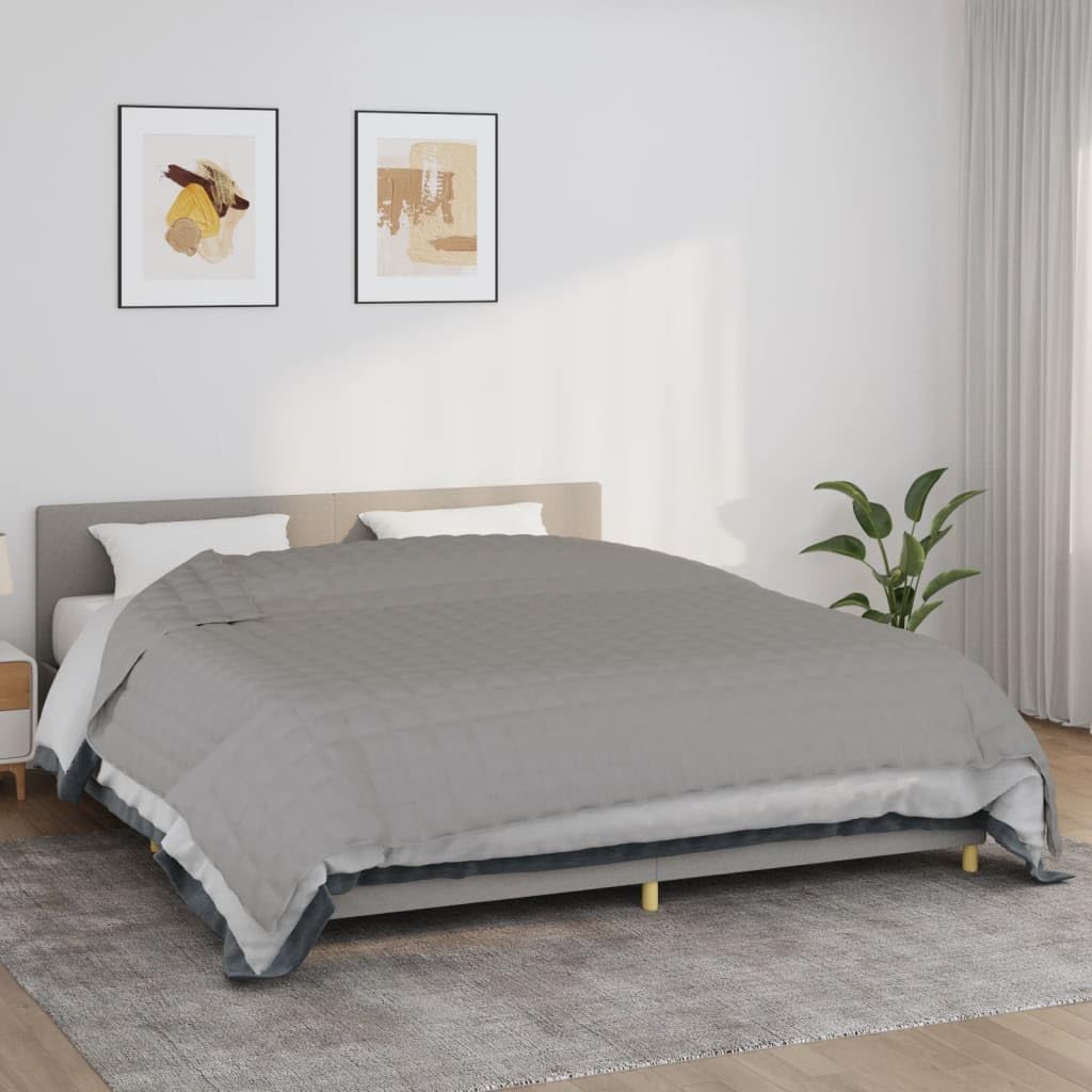 SKM Gewichtsdecke Grau 220x260 cm 11 kg Stoff, Weight: 11.6 kg, 350730, Grau 220 x 260 cm,11 kg