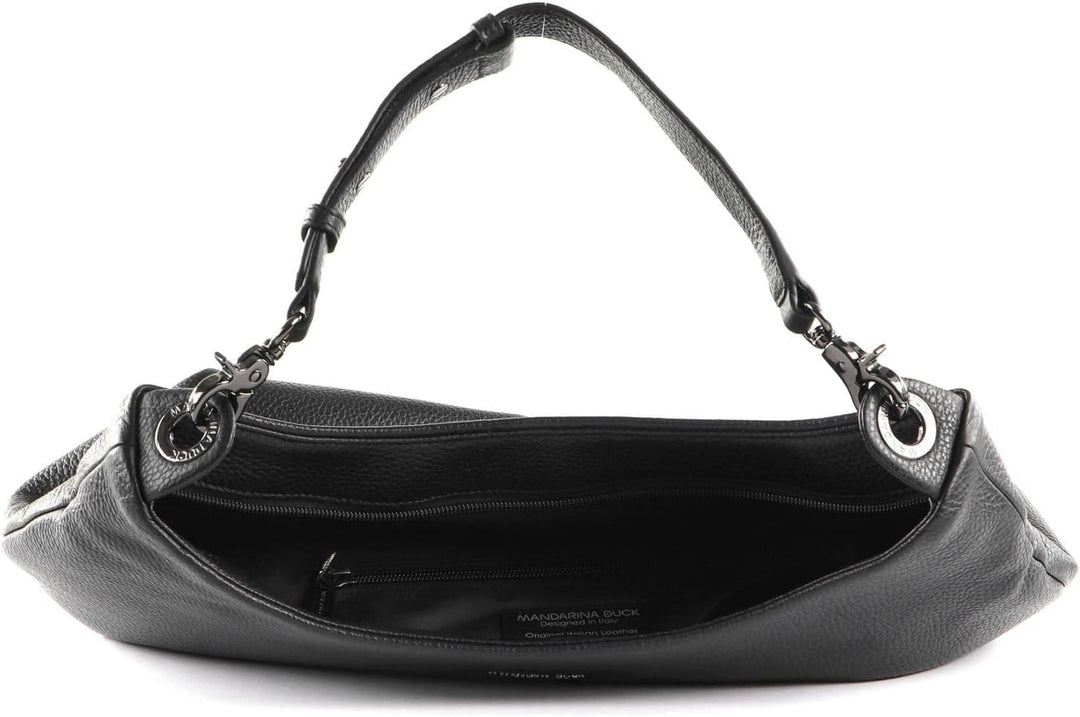 Mandarina Duck Damen Mellow Leather Shopper Schwarz, Schwarz