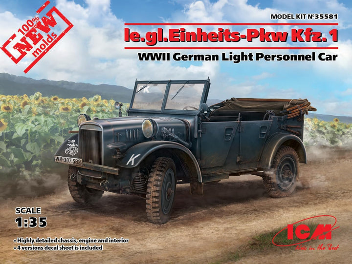 ICM 35581 Modellbausatz, Schwarz, M