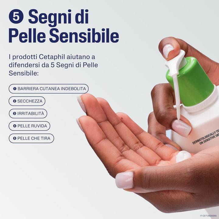 Cetaphil Ultra feuchtigkeitsspendende Flüssigkeit, Gesichts- und Körpercreme, für Haut mit anhaltend