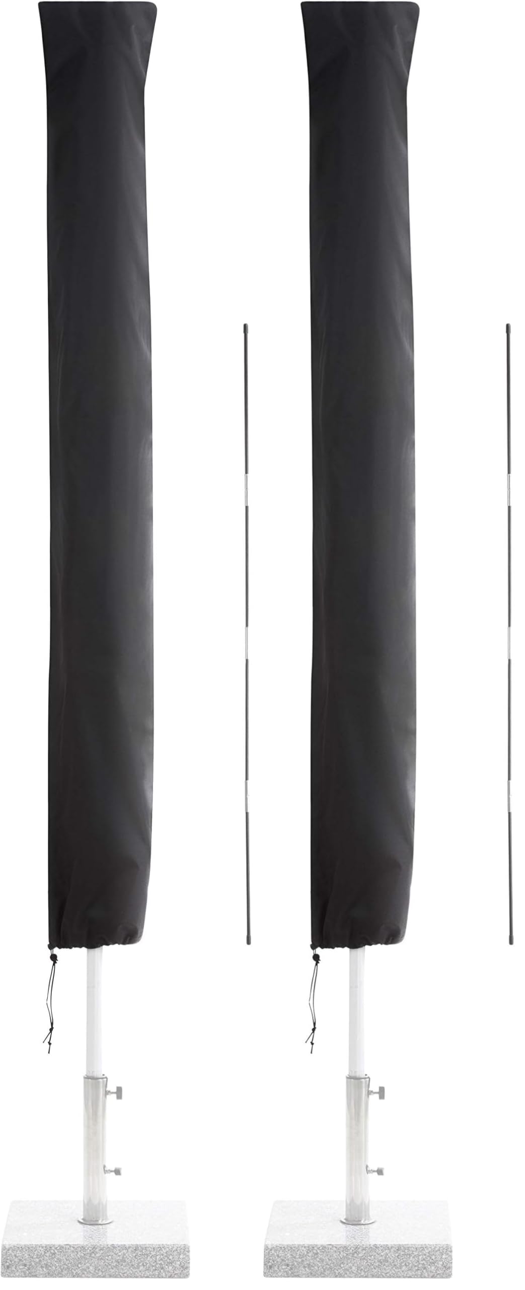 SPRINKS® Sonnenschirm Schutzhülle bis Ø 300cm - Reissfeste Sonnenschirmhülle mit UV Schutz - Wetterb