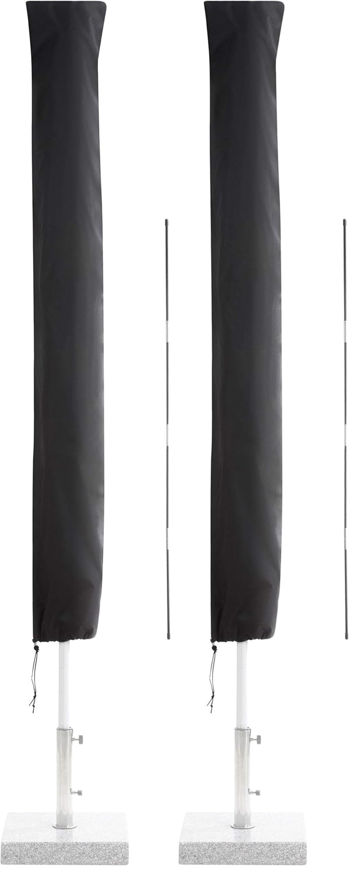SPRINKS® Sonnenschirm Schutzhülle bis Ø 300cm - Reissfeste Sonnenschirmhülle mit UV Schutz - Wetterb