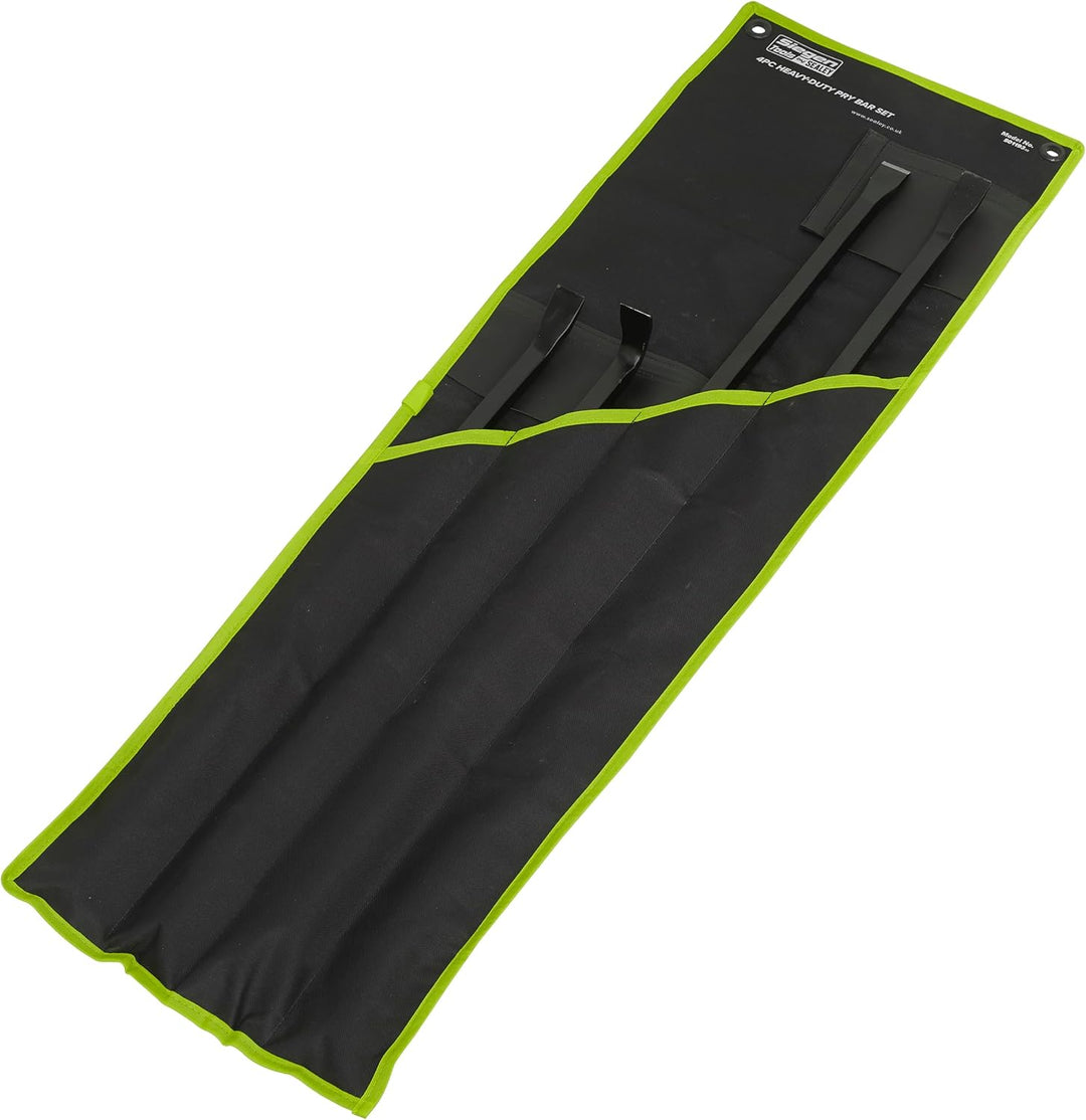 Pry Bar Set 4pc Heavy-Duty with Hammer cap