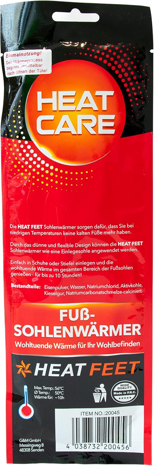 24 Paar HEAT FEET Wärmesohlen, Heizsohlen, Einlage Fusswärmer, wärmende Sohlen, warme Einlegesohlen,