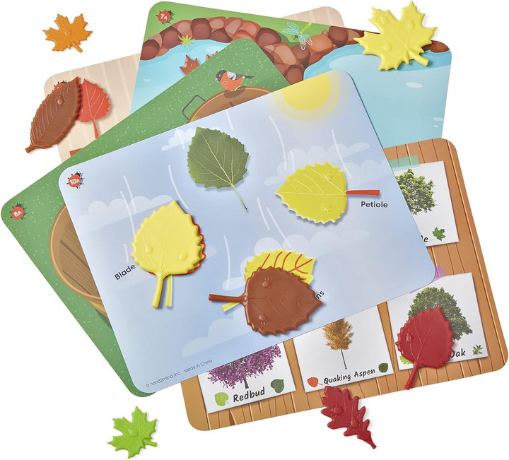 Learning Resources Sensorik-Blätter Mathe Aktivitätsset, Muster Spiel, Formen Puzzle, Muster Form, M