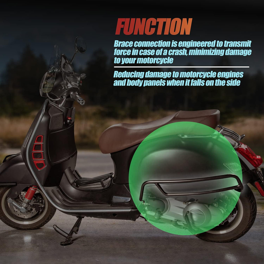 Scooter Highway Crash Bars Motorschutz Stossfängerrahmen Fallschutz für Vespa GTS 125 300 GTS125 GTS