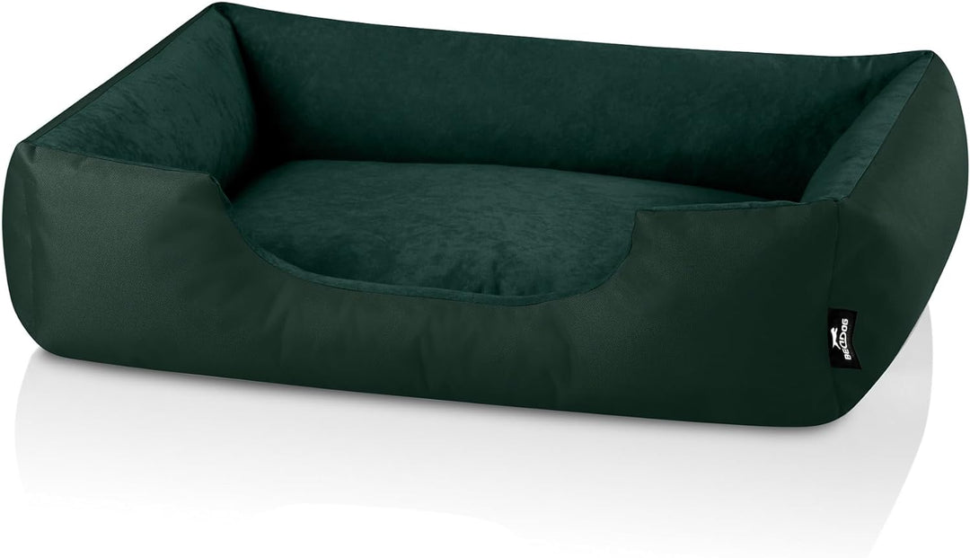 BedDog Hundebett Zara, Hundekissen mit abziehbaren waschbaren Bezug, Hundekorb, Hundesofa, für mitte