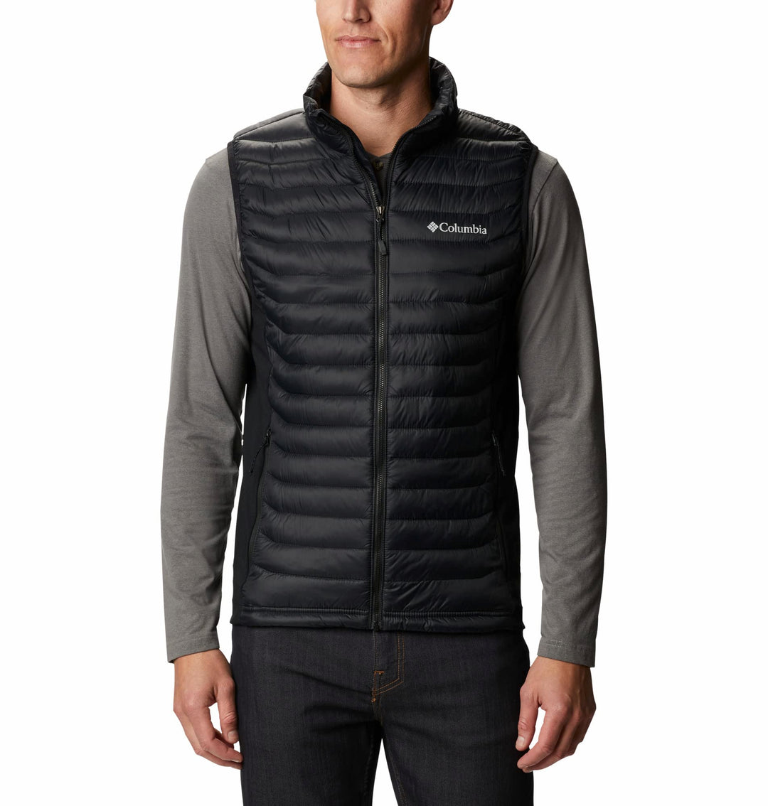 Columbia Herren Powder Pass Vest Steppweste (1er Pack) S Black 010, S Black 010