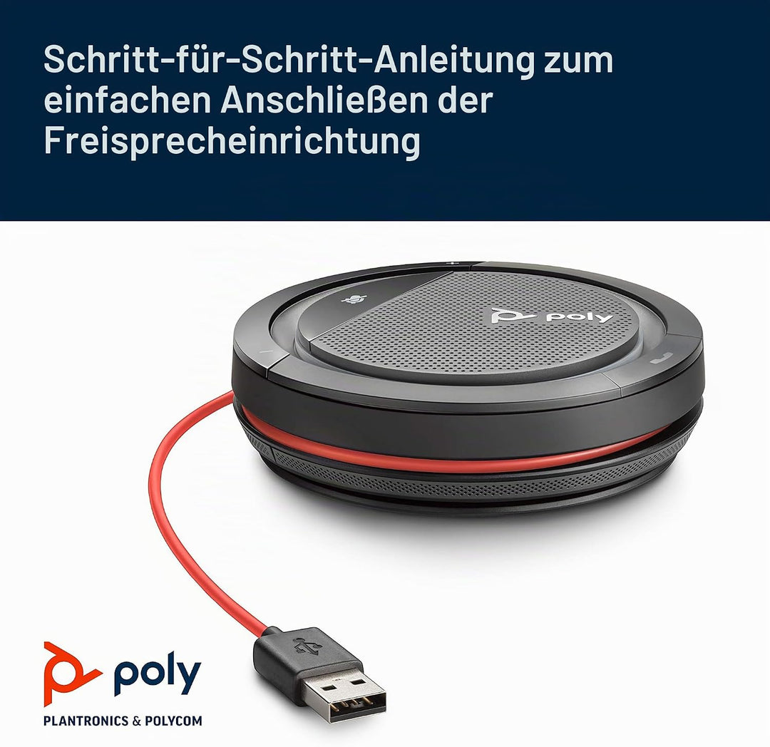 Plantronics CALISTO 3200 USB-A, Schwarz Single, Single