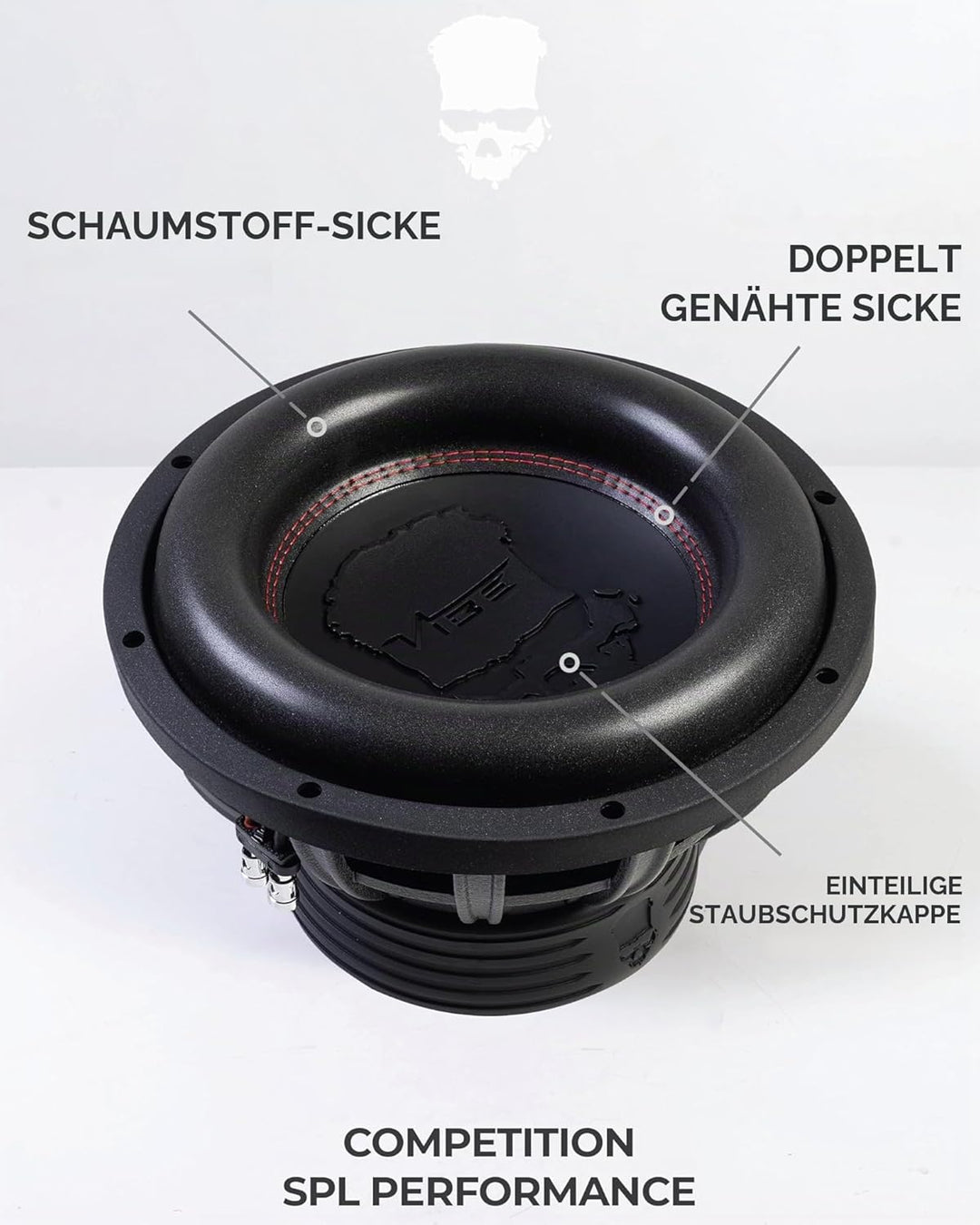 VIBE BD12SPL 30,5 cm Subwoofer (Dual 4 Ohm) 1500W RMS SPL