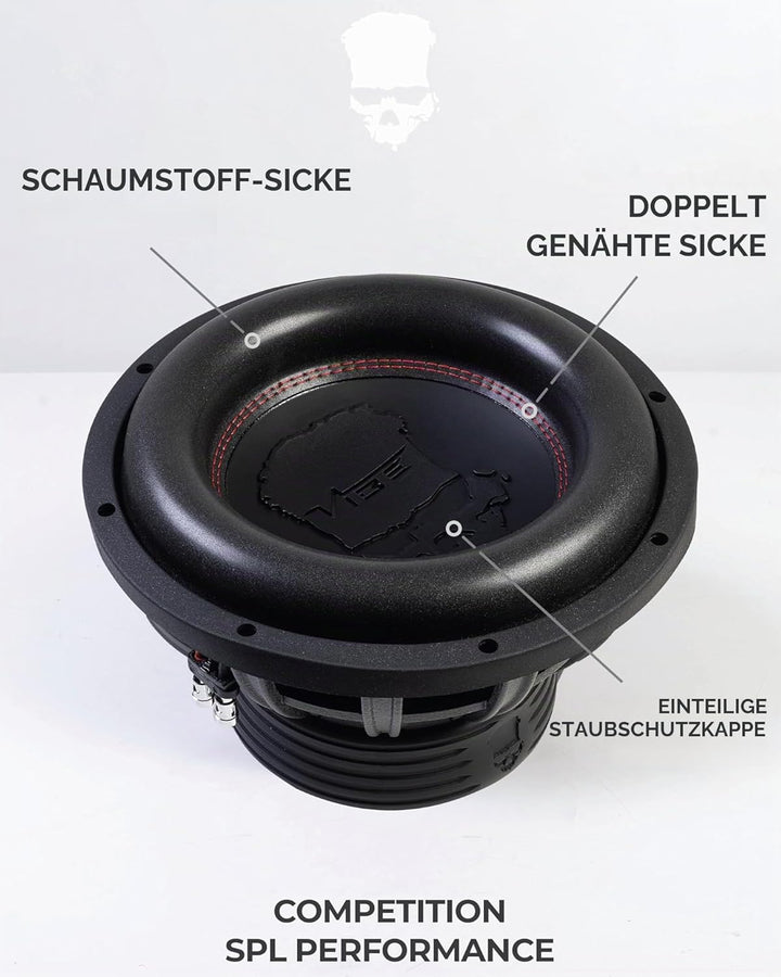 VIBE BD12SPL 30,5 cm Subwoofer (Dual 4 Ohm) 1500W RMS SPL