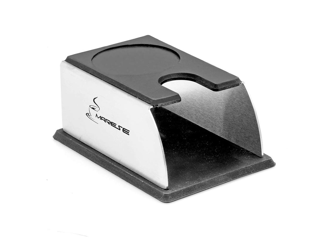 Tamping Station classic/Tamperstation aus Edelstahl mit Silikon von Espresso MARESE