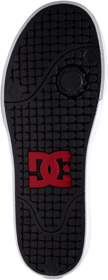 DC Shoes Herren Pure Mid Sneaker 47 EU Black Red, 47 EU Black Red