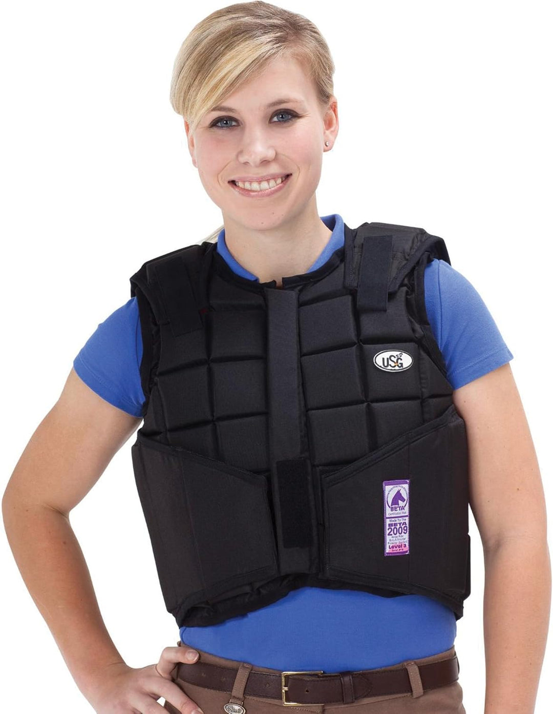 USG Panel-Sicherheitsweste ''USG Flexi", schwarz, Erwachsene L