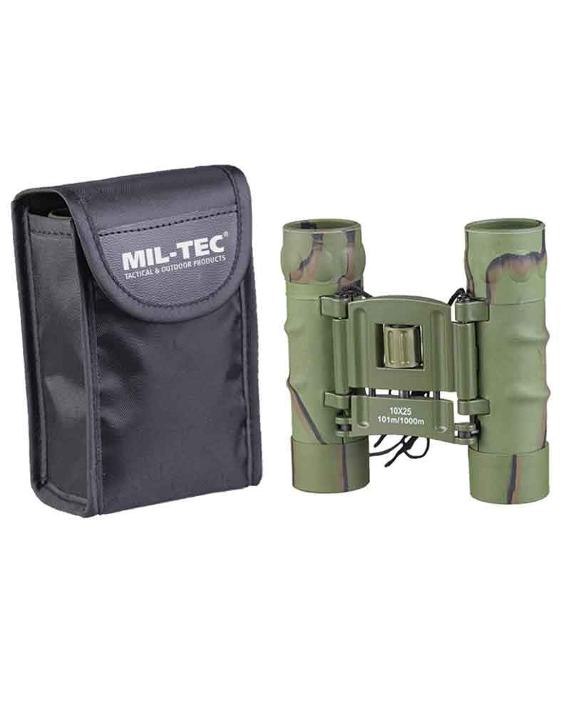 Mil-Tec Fernglas faltbar Gen.II 10x25 Tarn, Tarn