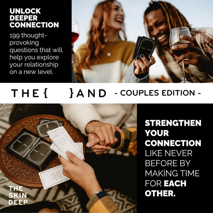 {THE AND} Couples Edition - 199 Meaningful Conversation Cards for Couples - Questions to Deepen Conn