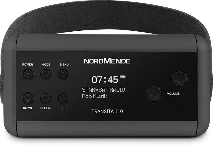 Nordmende Transita 110 – Tragbares DAB+ &amp; UKW Digitalradio – Portable Musikbox mit OLED-Display – Ou