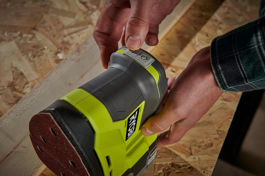 RYOBI 18 V ONE+ Akku-DELTA-Vibrationschleifer RPS18-0 (1,8 mm Schwingkreisdurchmesser, Schleifteller