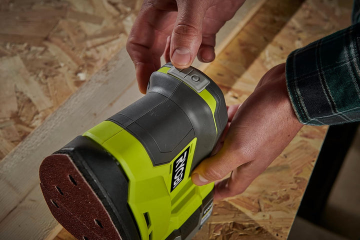 RYOBI 18 V ONE+ Akku-DELTA-Vibrationschleifer RPS18-0 (1,8 mm Schwingkreisdurchmesser, Schleifteller