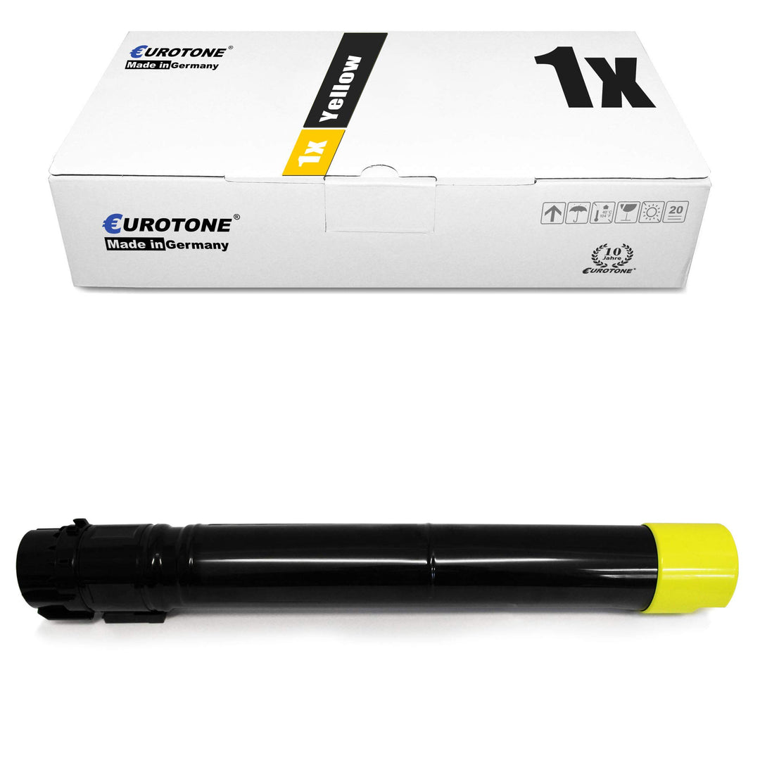 Eurotone 1x Müller Printware Toner für Dell 7130 CDN ersetzt 593-10885 61NNH Yellow 593-10878 Gelb 1