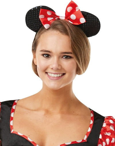 Rubie's 3888841 - Kostüm für Erwachsene - Sassy Minnie Mouse Adult, S, rot / weiss