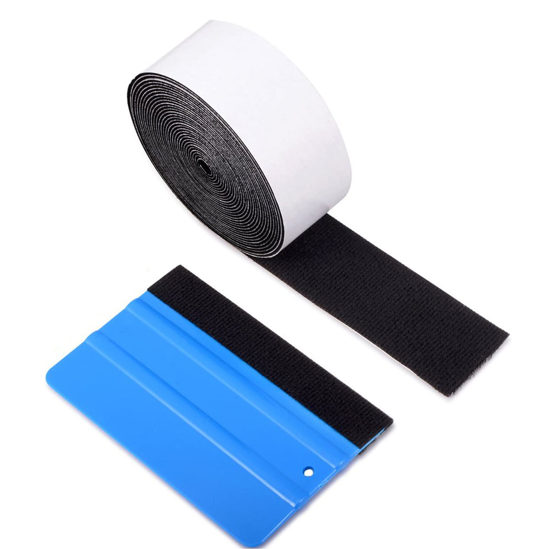 FOSHIO 5 M Filz Tape Rolle für rakel Filzband stark Filzgleiter Selbstklebend Filzrakel für Fensterf