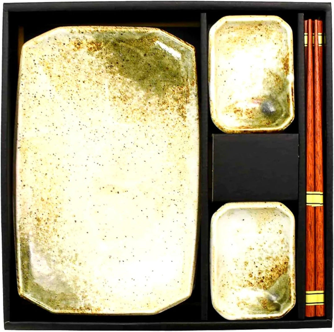 Luxus - Sushi-Set - Hikari - 6 teilig - Sushi Geschirr - Sushi Set 2 Personen - Japanisches Geschirr