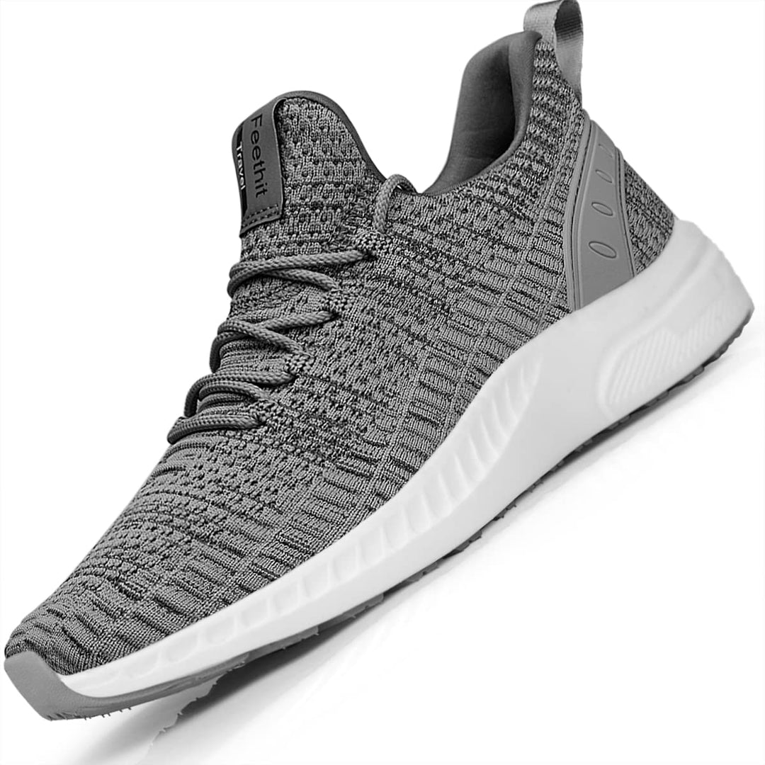 Feethit Turnschuhe Herren Laufschuhe Sportschuhe Sneaker rutschfeste Gummisohlen Leichte und Atmungs