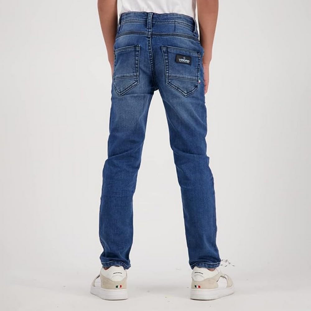 Vingino Jungen Davino Jeans 152 Slim Dark Used, 152 Slim Dark Used