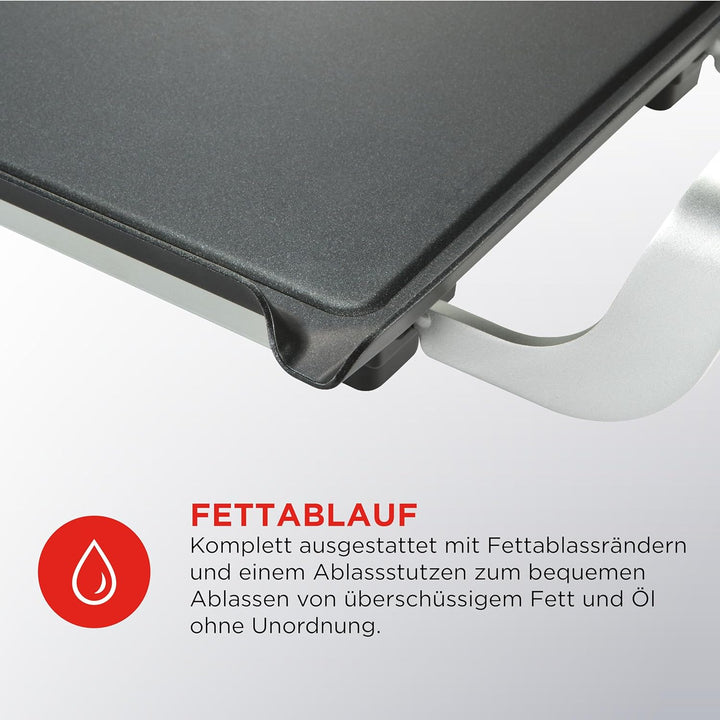 Bourgini Classic Multi Plate - Tischgrill elektrisch - Elektro Tischgrill - Teppanyaki platte - Racl