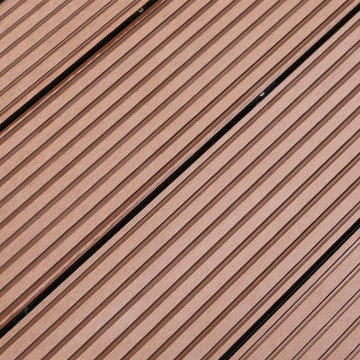 Casaria WPC Bodenelement Solardusche 101x63x5,5cm Anti Rutsch Pads Terracotta Bodenplatte Gartendusc