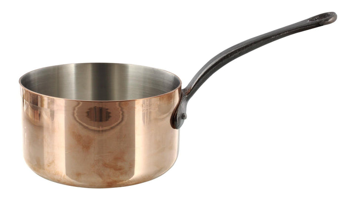 De Buyer 'Inocuivre First Classe'Kochtopf, Kupfer, Edelstahl, mit Schaft aus Stahl, Diamètre 16 cm