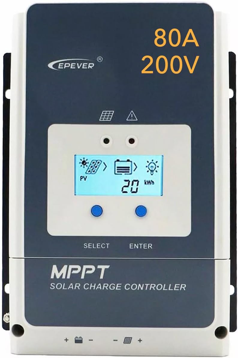 EPEVER Tracer-AN MPPT Laderregler solar charge controller 12/24/36/48V auto work (Tracer8420AN, 80A)