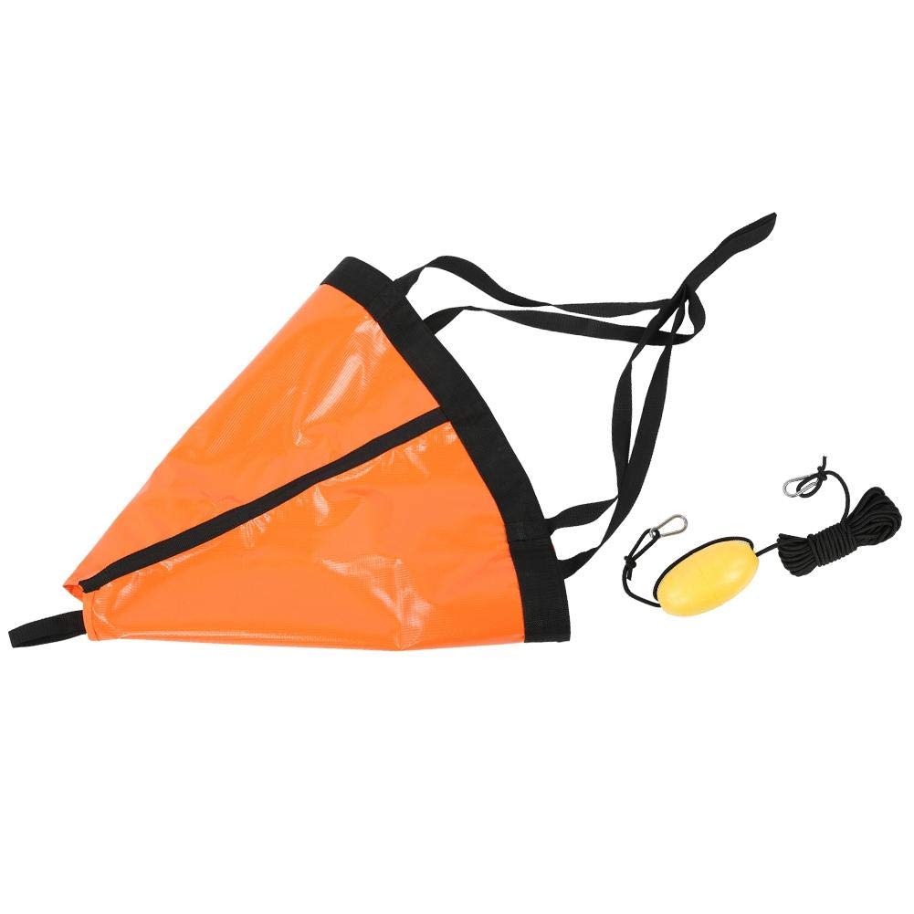MAGT Drift Sock Sea Anchor, 32-Zoll-Drift Anchor Angelanker Zubehör Boje Ball Float Leash Sea Brake