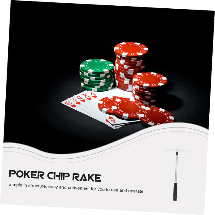 Garneck Poker Chip Pusher – Teleskop Poker Rake - Praktischer Chips Schieber Für -Spiele Ideal Für U