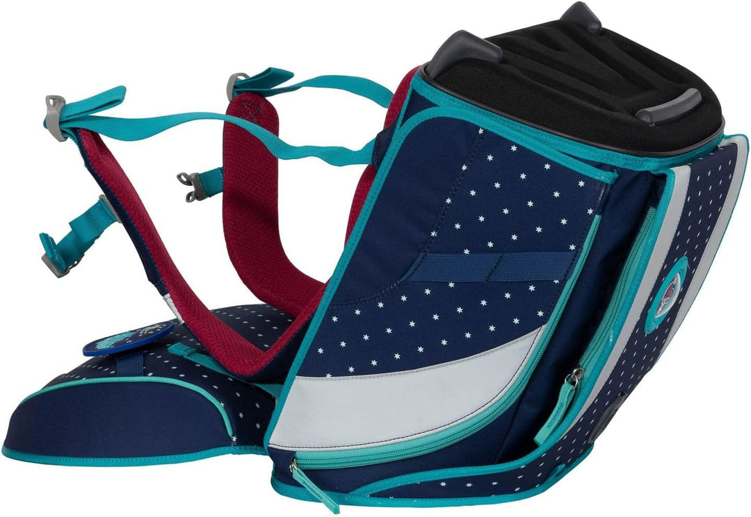DerDieDas Schulranzen Set 5-TLG. Ergoflex MAX Buttons Star Princess
