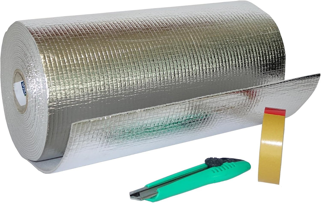 TROCELLEN High Performance Heat Reflecting Panel [Dicke 3mm] Breite 36 cm Länge 8m. Wärmereflektiere