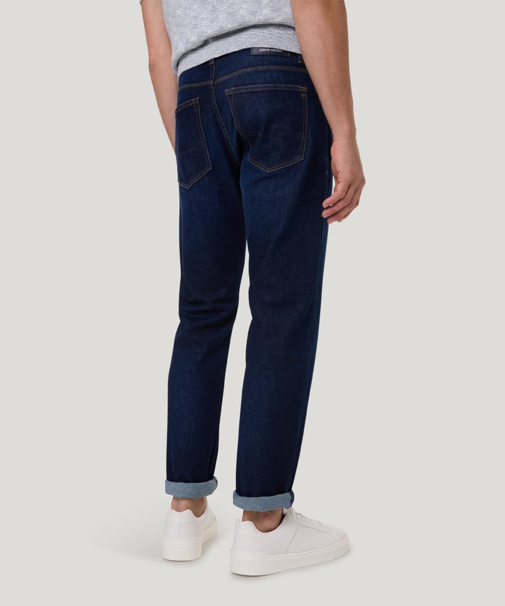 Pierre Cardin Herren Jeans Dijon | Männer Hose | Comfort Fit | Used Washed 30W / 30L Dark Blue Used