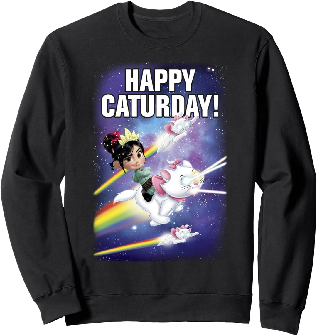 Disney Wreck-It Ralph 2 Vanellope Happy Caturday Poster Sweatshirt