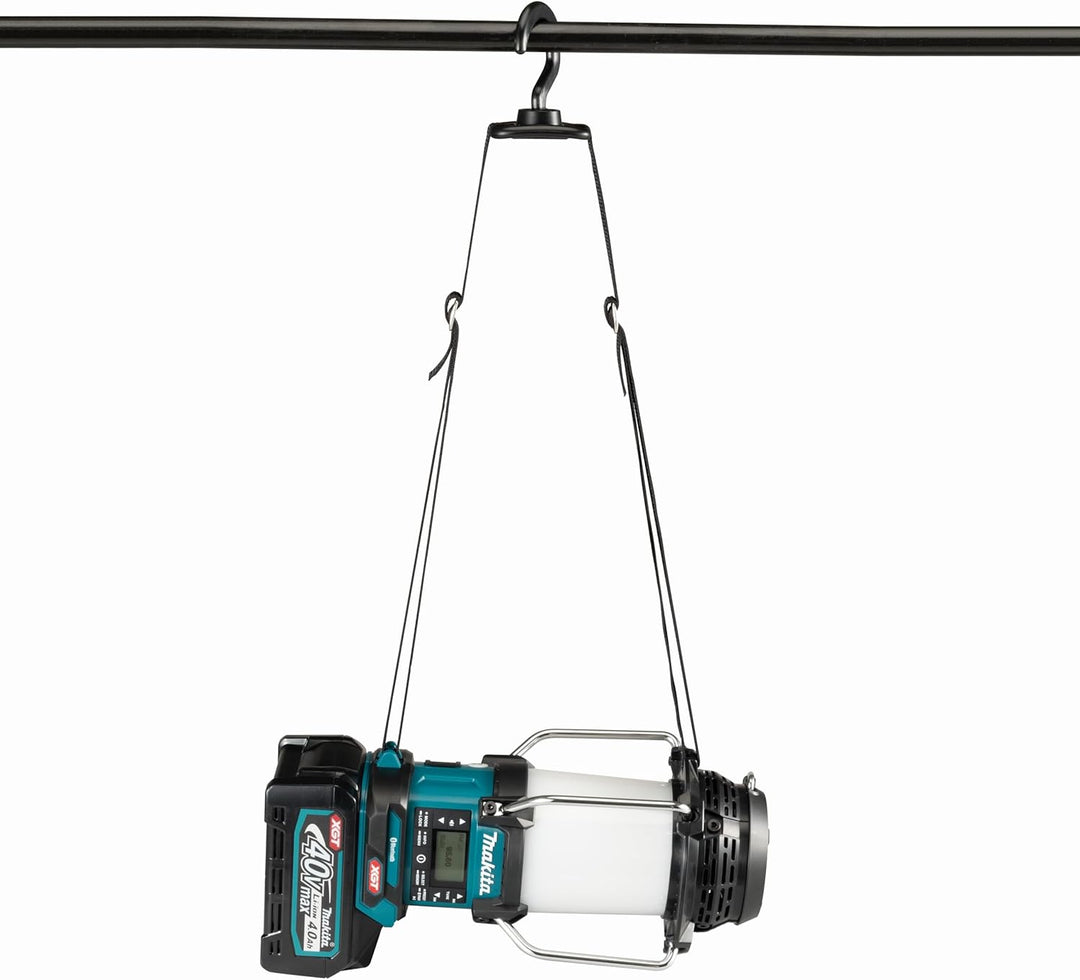 Makita MR009GZ Akku-Radio mit Laterne 40V max. (ohne Akku, ohne Ladegerät), Petrol/Schwarz