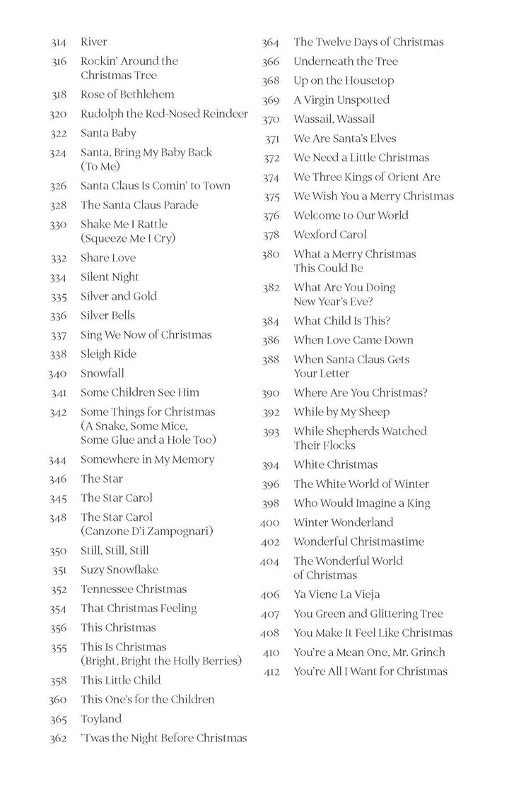 Christmas Ukulele Fake Book: Over 250 Songs to Strum & Sing; Melody-lyrics-chords, Plastikspiralbind