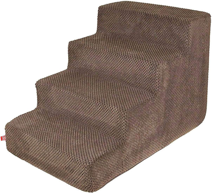 Hundetreppe 40 cm hoch | Katzentreppe Haustiertreppe | 4 Stufen | Hunde Katzen Haustier | für Bett u