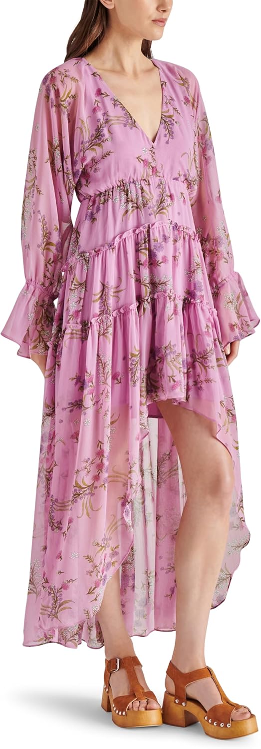 Steve Madden Damen Sol Kleid S Violett, S Violett