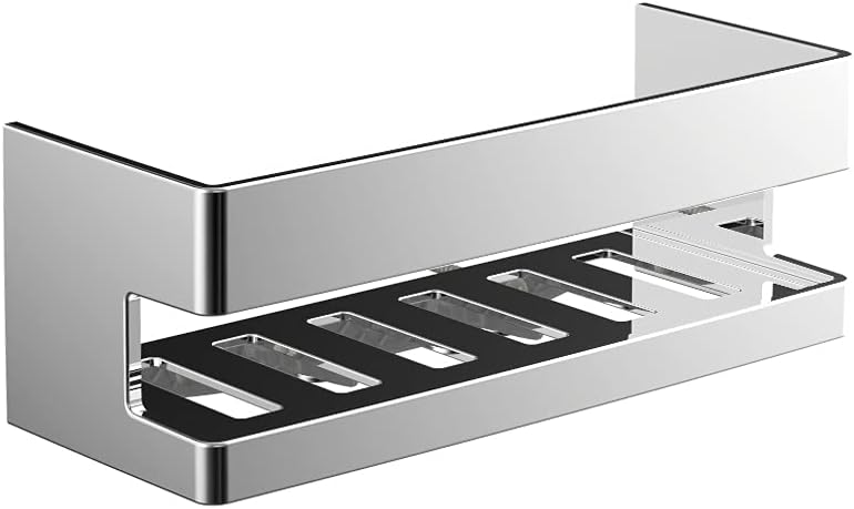 Emco SYSTEM2 Schwammkorb zum Anbohren, Korb separat abnehmbar, hochwertige Duschablage aus Metall, D