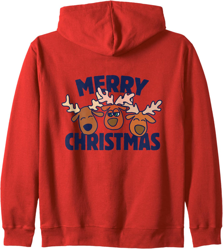 Merry Christmas Reindeer Kapuzenjacke
