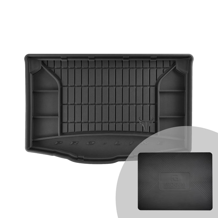 FROGUM ProLine 3D Gummimatte Exklusive Auto Kofferraummatte Kofferraumwanne für Mazda 2 III ab 2014