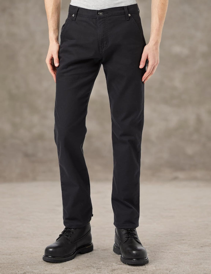 Dickies Herren Duck Carpenter Pt Arbeitshose 30W / 30L Stonewashed Black, 30W / 30L Stonewashed Blac