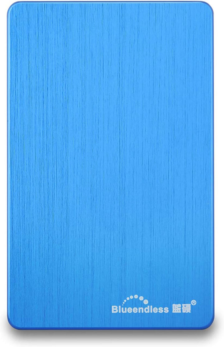 Blueendless Tragbare Externe Festplatte USB 3.0 2,5 Zoll (250GB, blau), Blau 250 GB