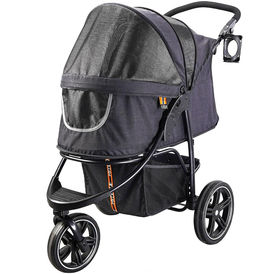My Duque Cooper - Hundewagen &amp; Haustier Buggy bis 32 kg mit Ablagekorb für Einkäufe, einfach faltbar